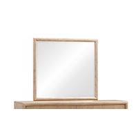 Rustic Contemporary Square Wall Mirror