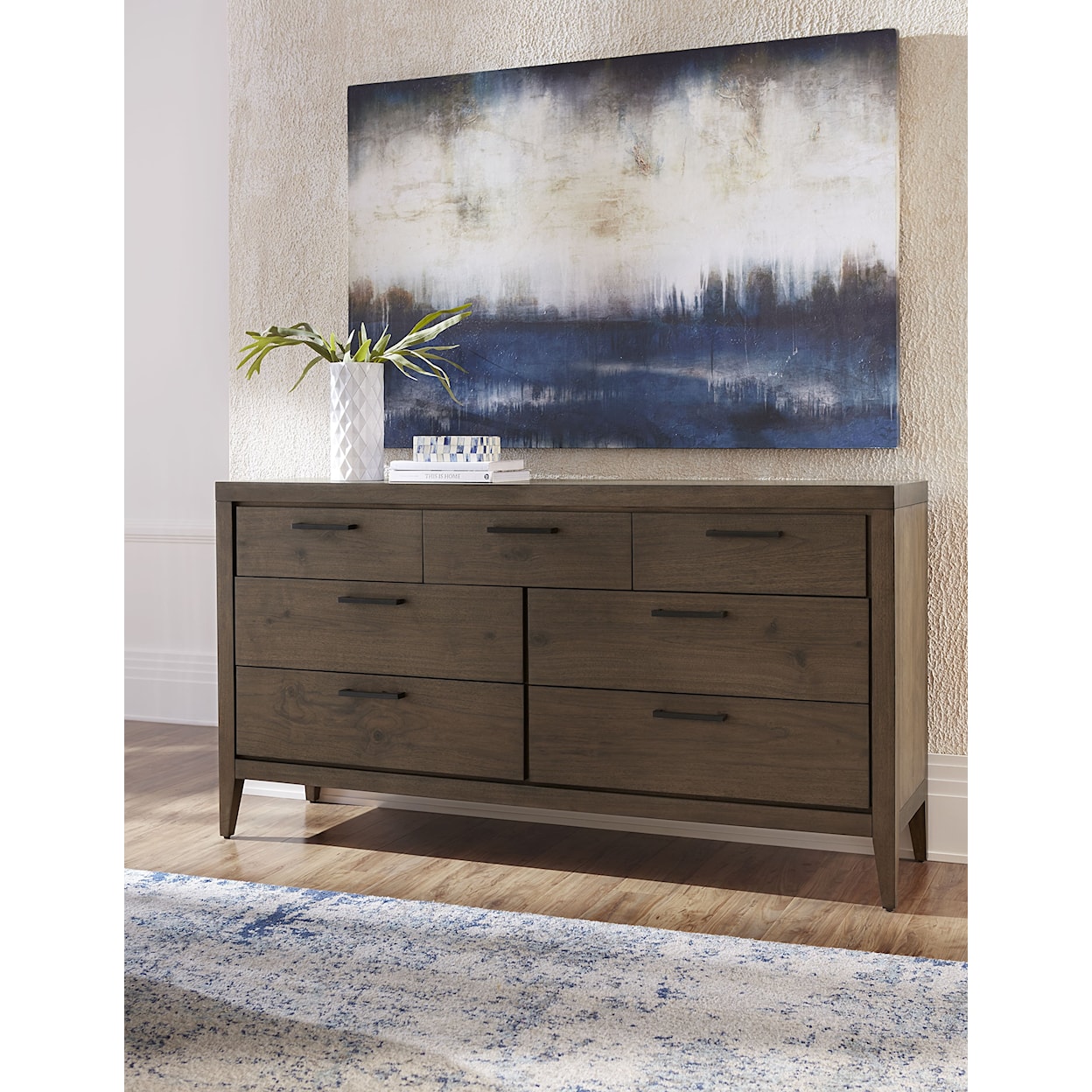 Modus International Boracay 7-Drawer Walnut Dresser