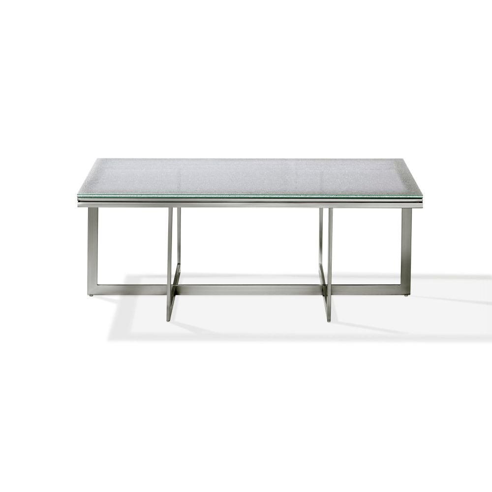 Modus Furniture Eliza Coffee Table in Ultra White