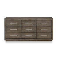 Contemporary 9-Drawer Dresser