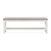 Modus International Retreat Snowfall Upholstered Bench