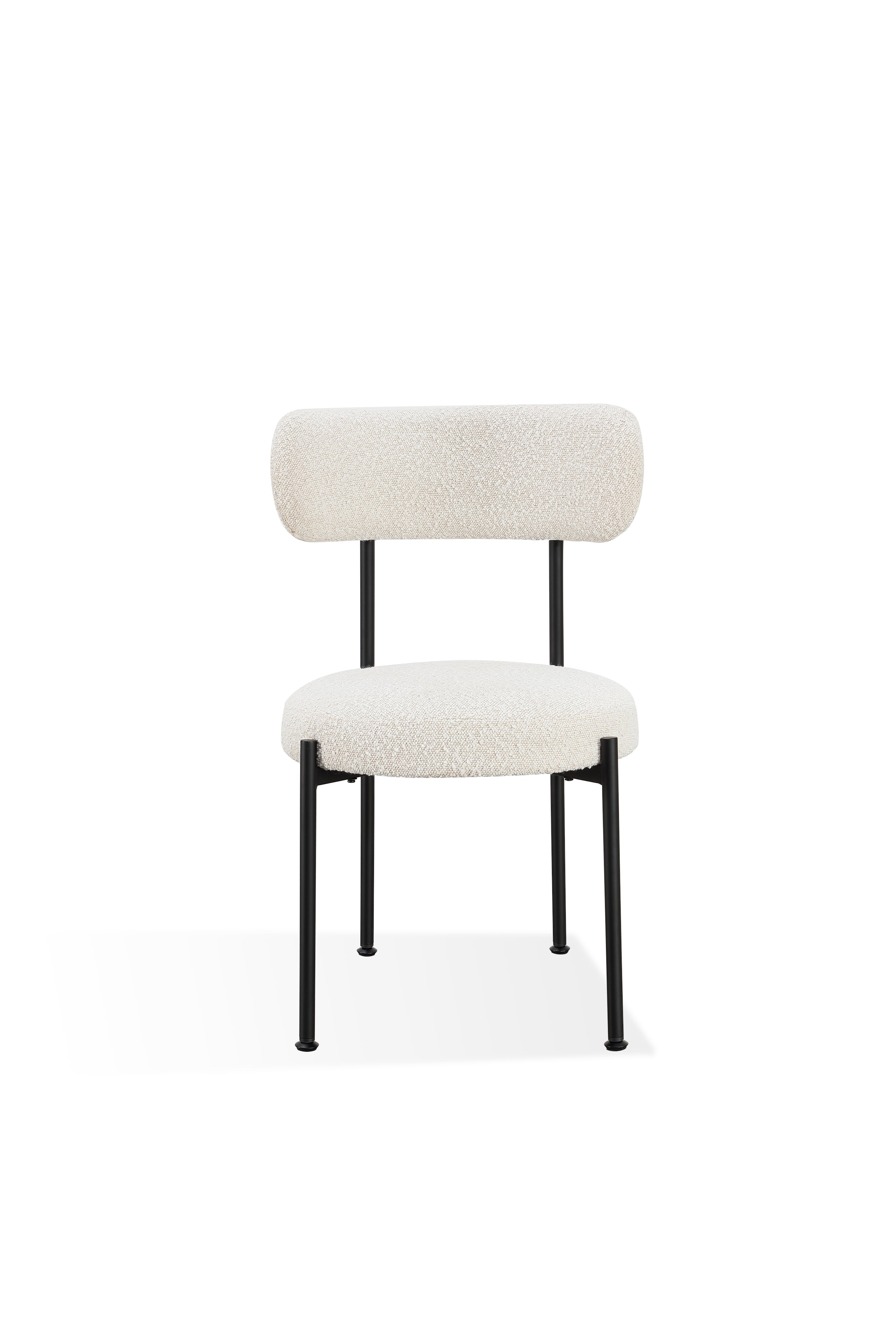 Modus Furniture Aere Upholstered Dining Chair - Ivory/Blk