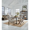 Modus International Dubois Reclaimed Wood and Metal Dining Table