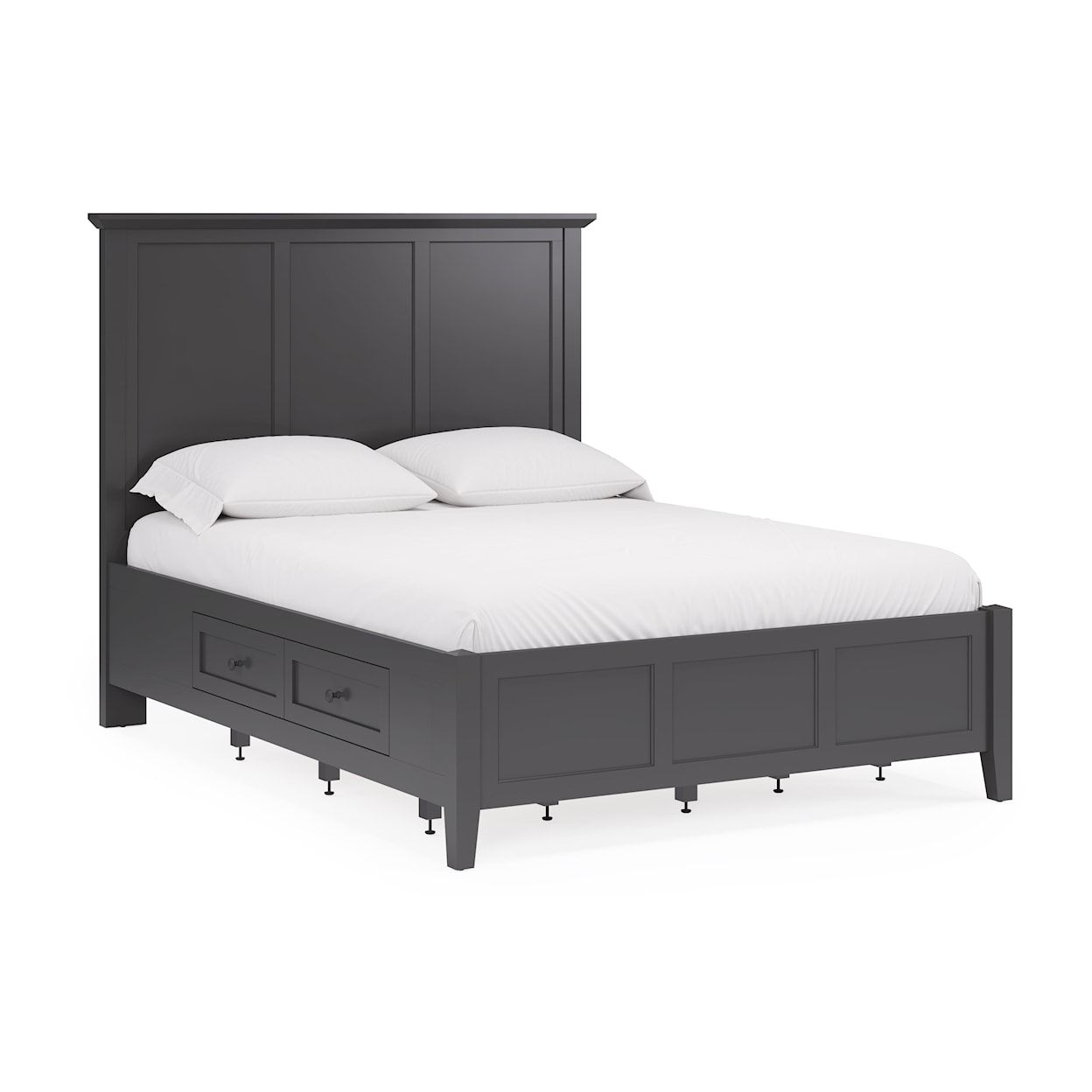 Modus International Grace Raven California King Panel Bed