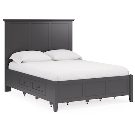 King Panel Bed