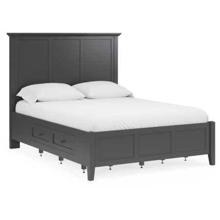 Queen Panel Bed