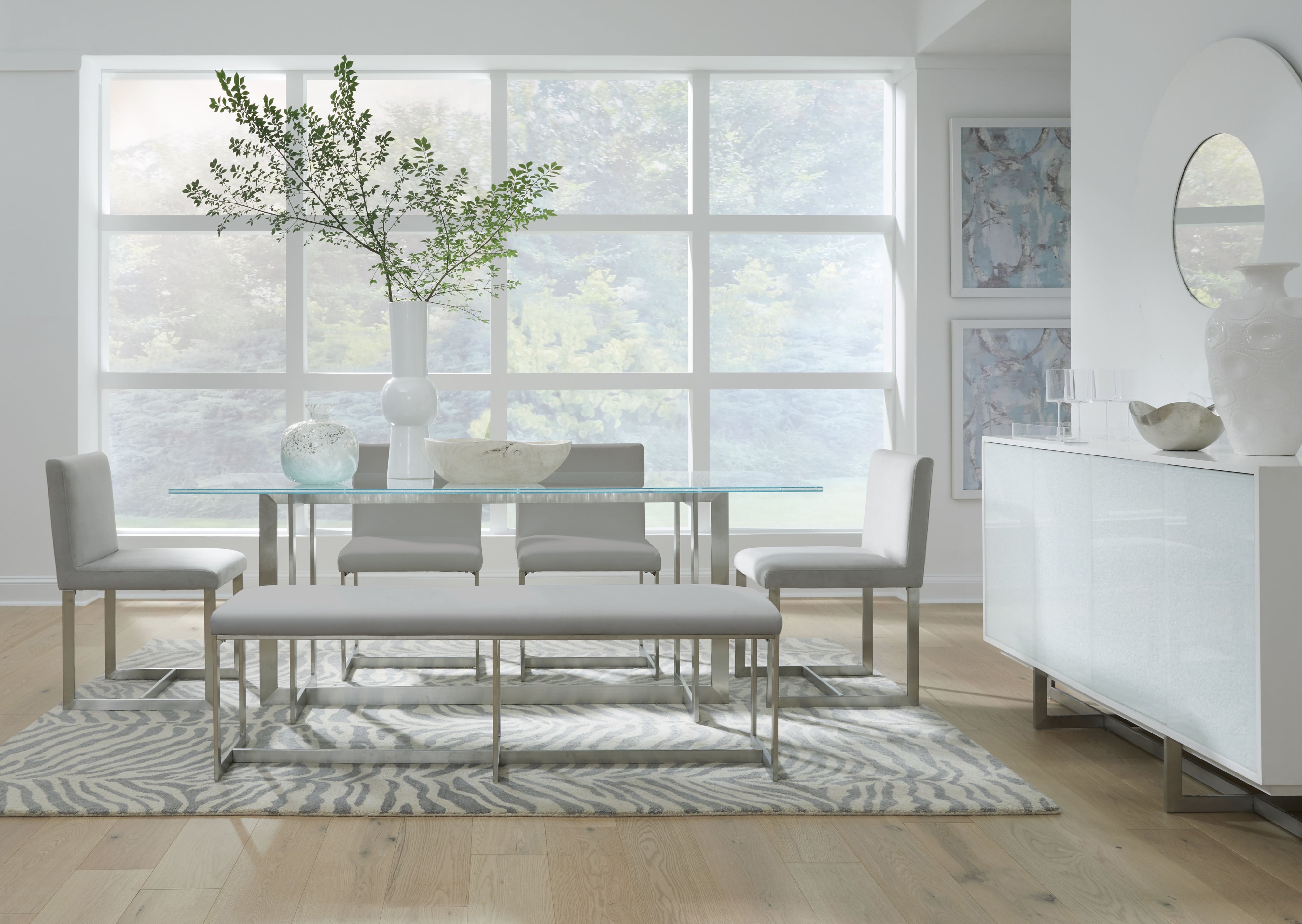 Modus Furniture Eliza Upholstered Dining Bench