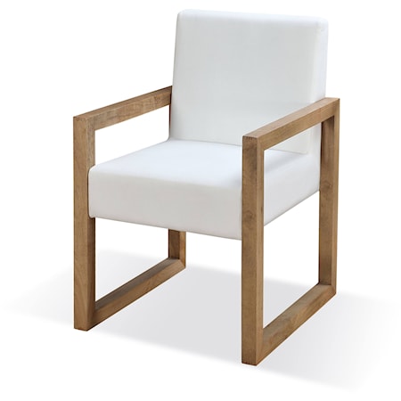 Arm Chair - Pearl/Bisque