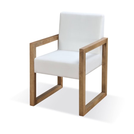 Arm Chair - Pearl/Bisque