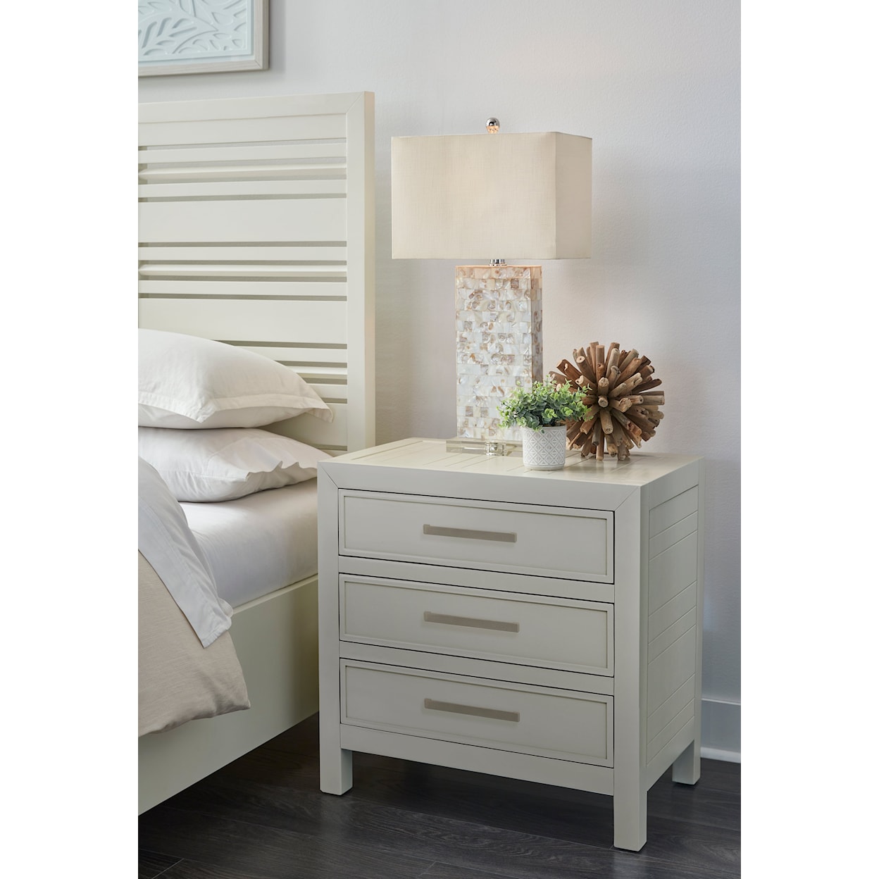 Modus International Retreat Snowfall Nightstand