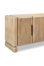 Modus Furniture Nia Contemporary 4-Door Sideboard with 3 Shelves