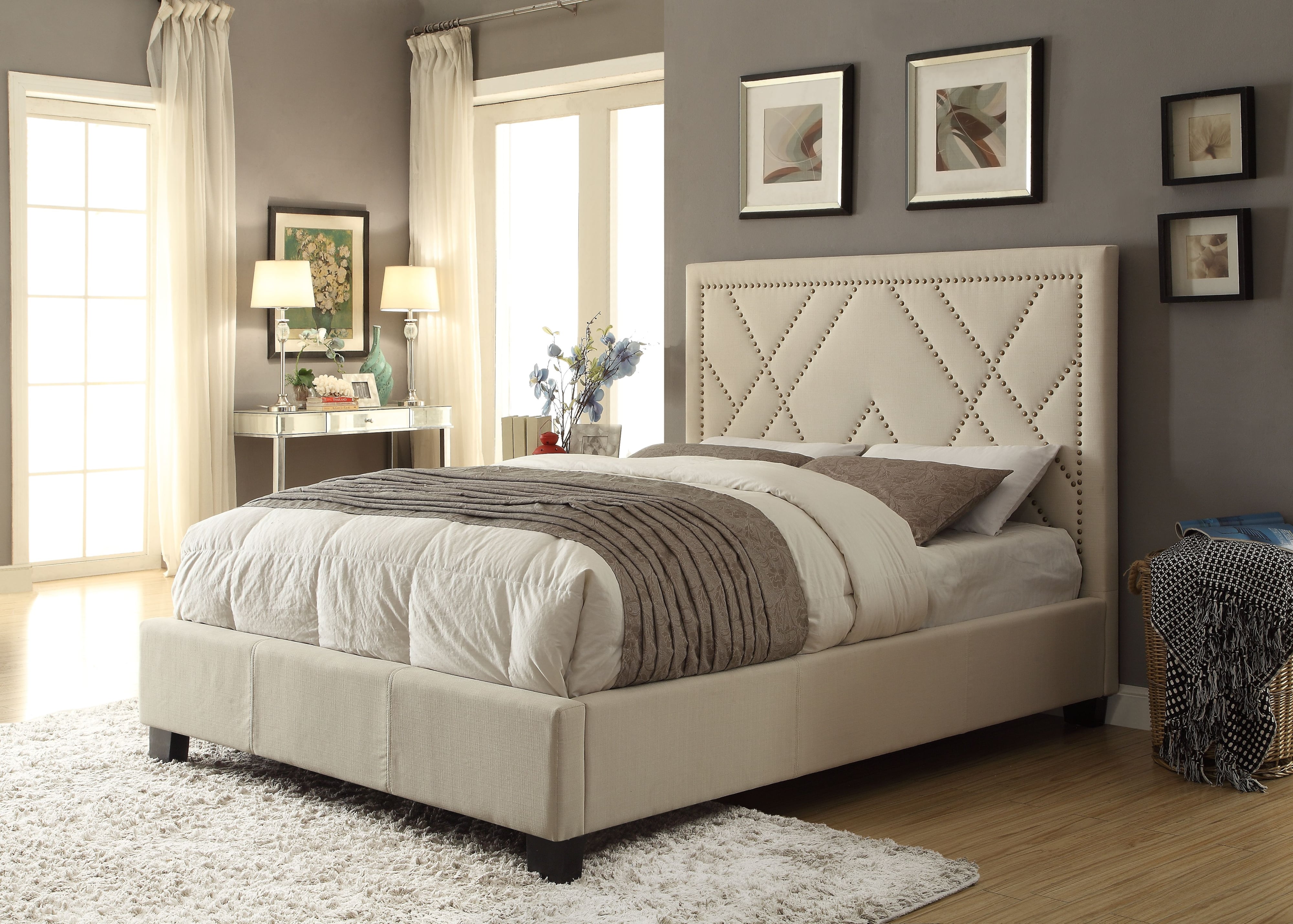 Full Vienne Platform Storage Bed