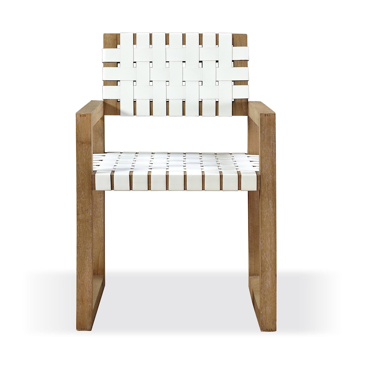 Modus International One Arm Chair Woven - White/Bisque