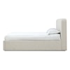 Modus International Off-White Queen Upholstered Platform Bed