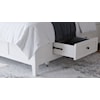 Modus International Grace Snowfall King Panel Bed with Storage