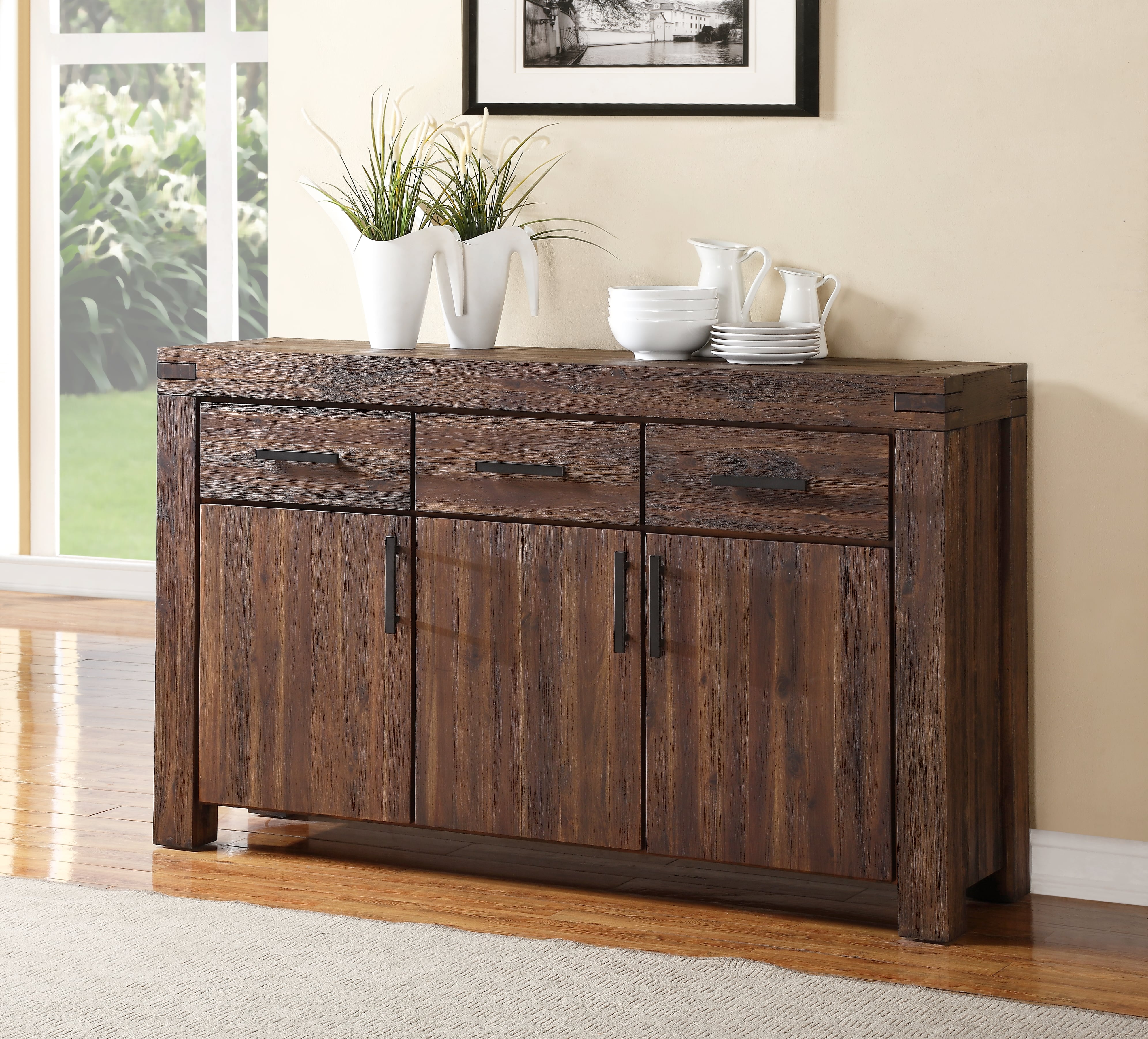 Modus Furniture 12063 3-Door Sideboard