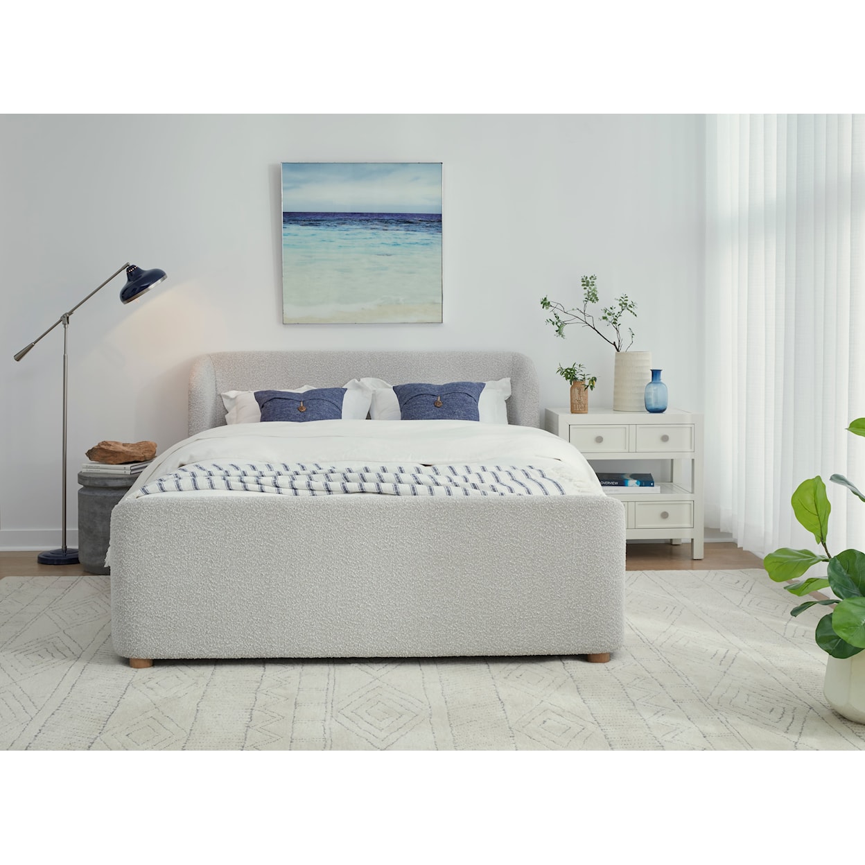 Modus International Kiki Full Upholstered Platform Bed