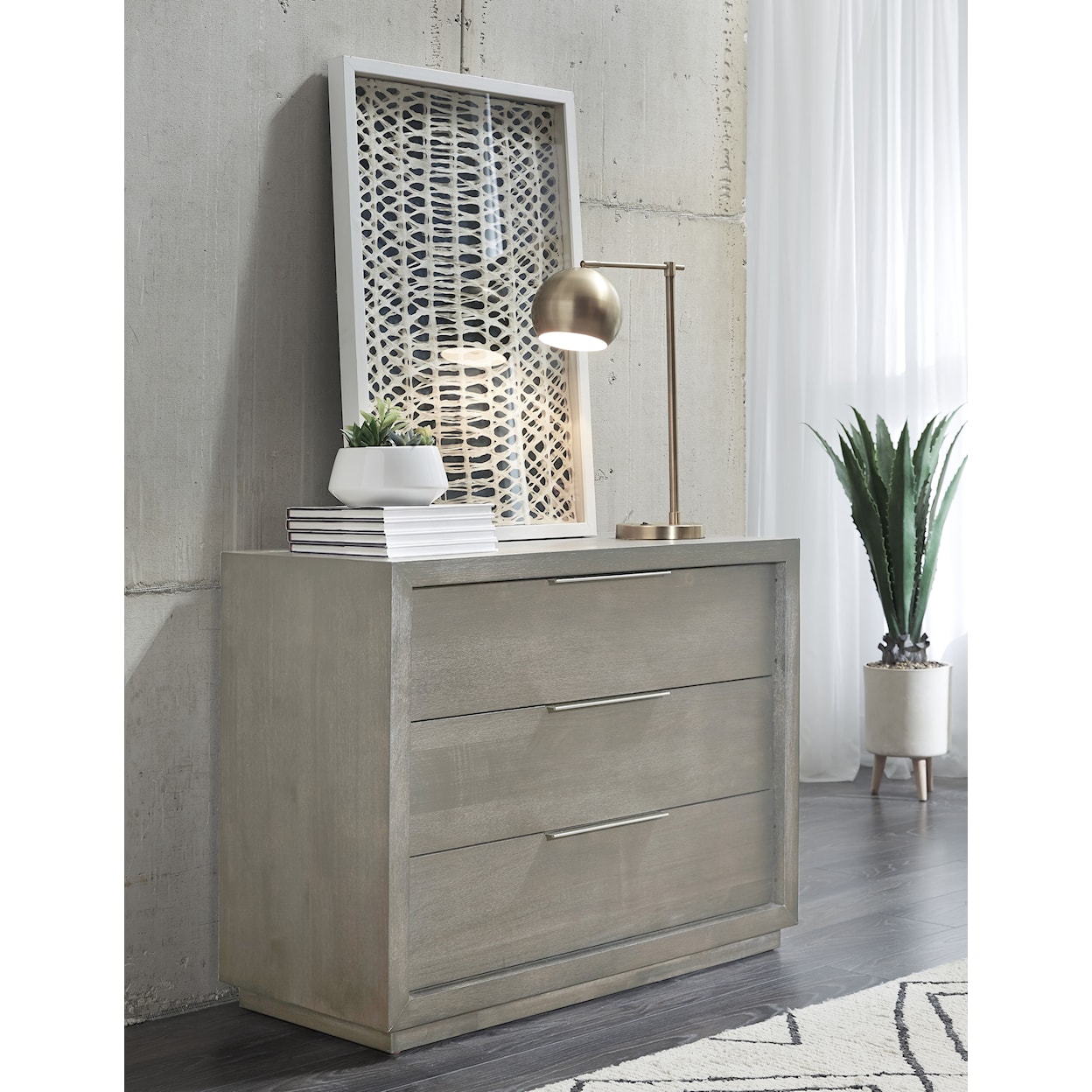 Modus International Oxford 3-Drawer Nightstand