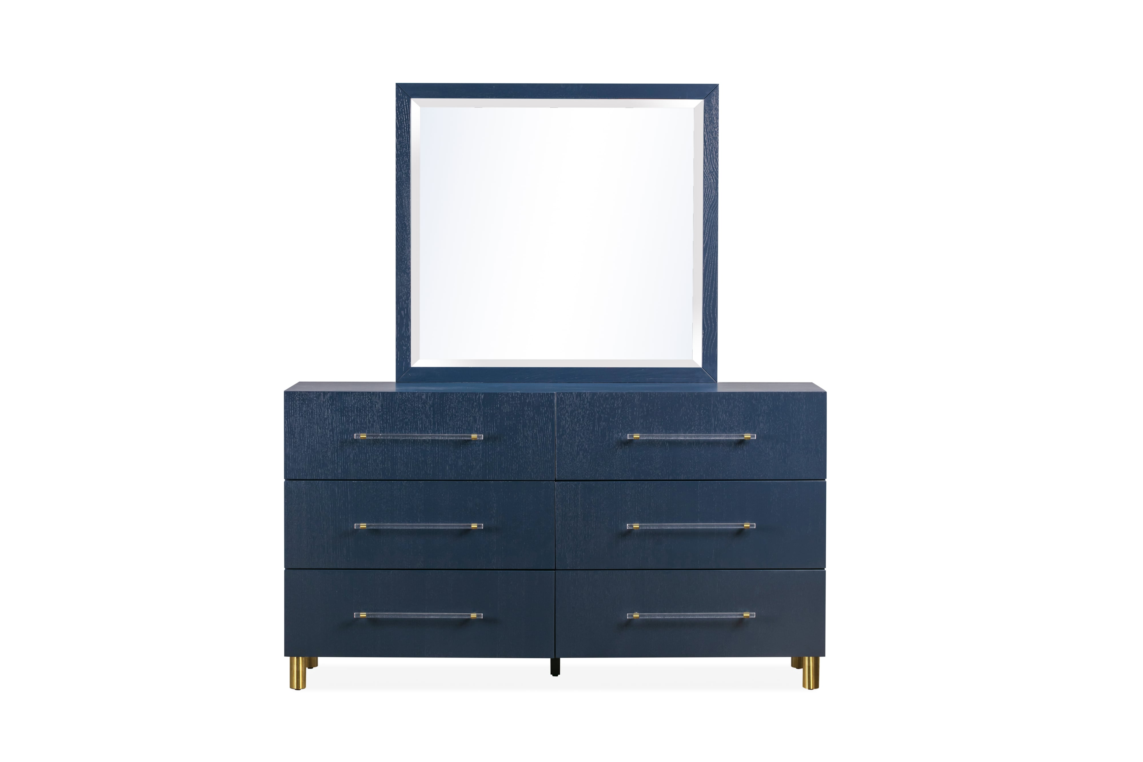 Modus Furniture Argento Beveled Glass Wall or Dresser Mirror