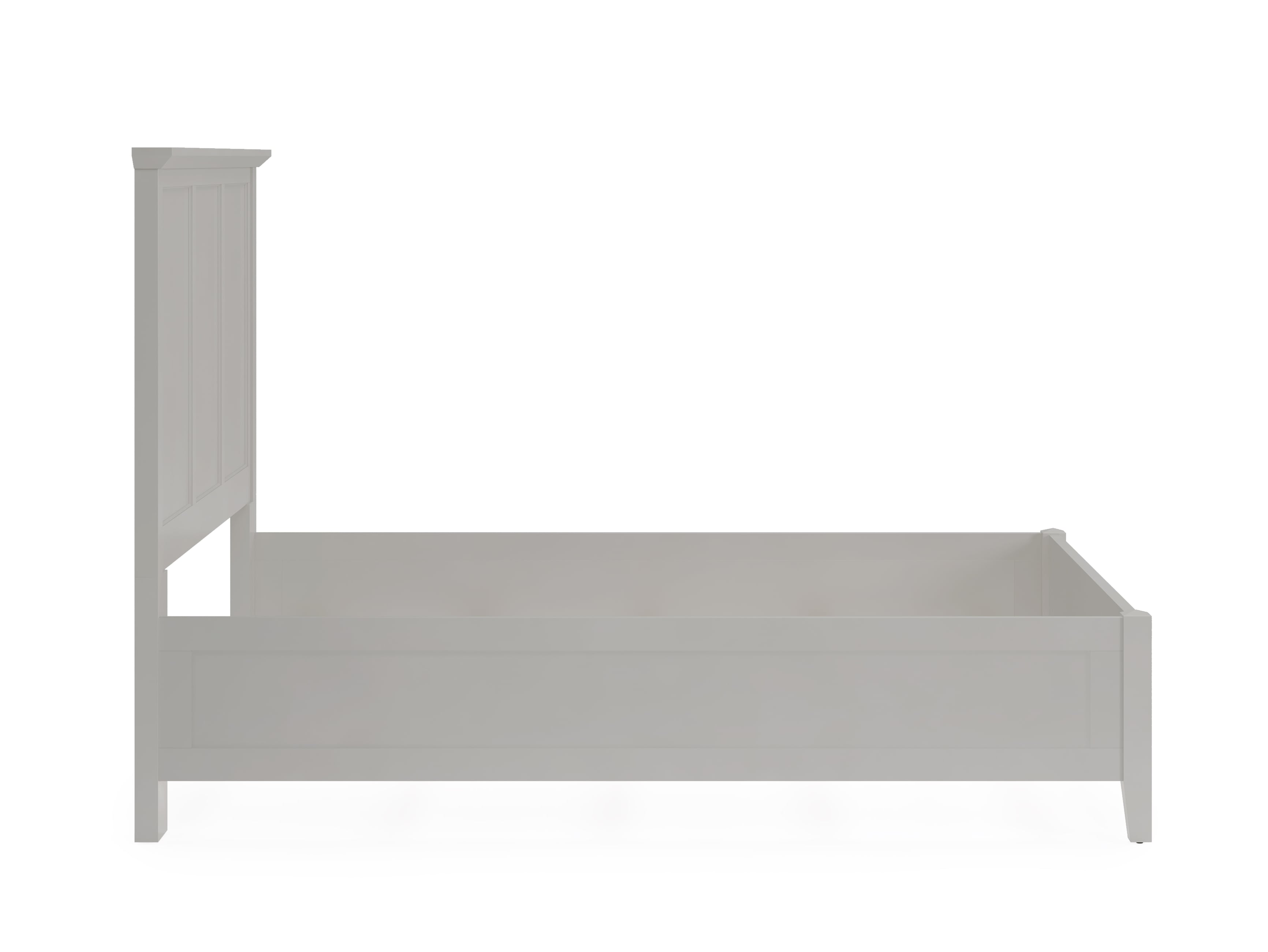 Modus Furniture Grace Elephant Grey Panel Queen Bed