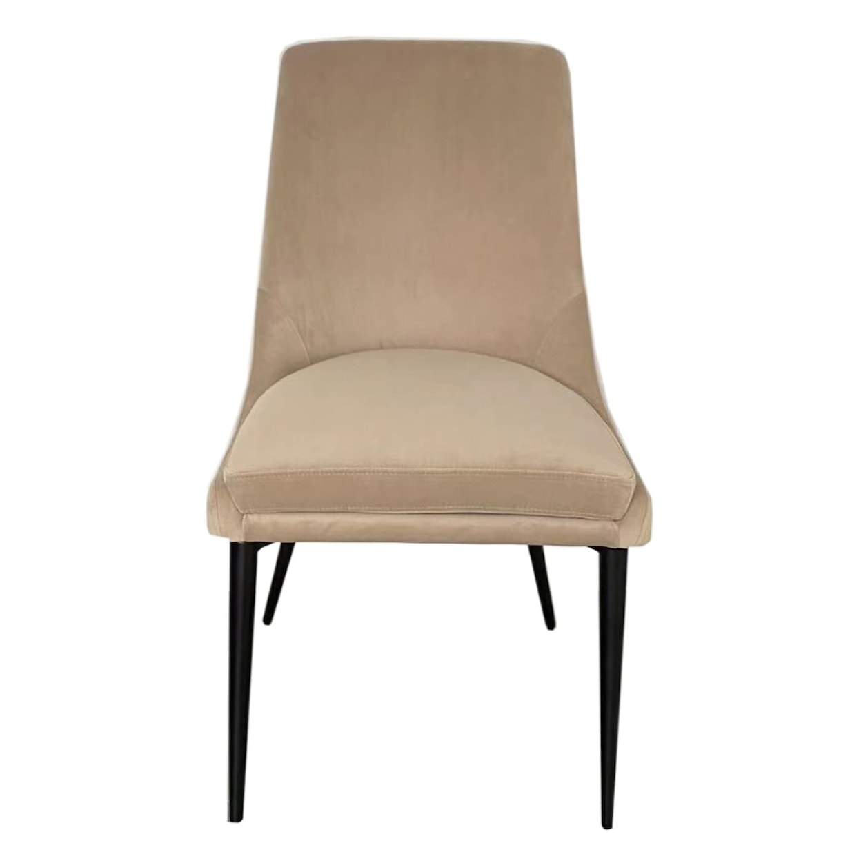 Modus International Winston Upholstered Metal Leg Dining Chair