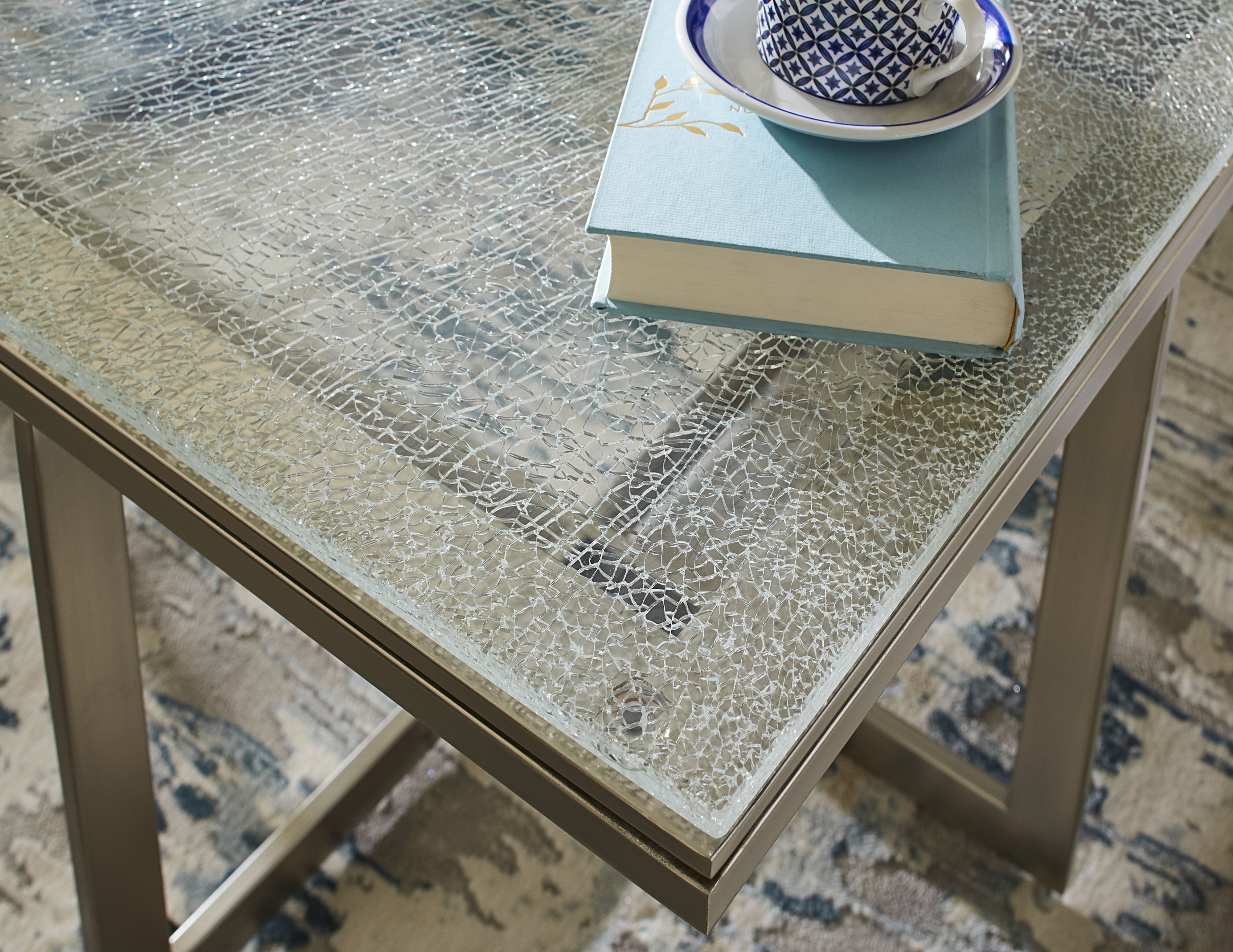 Modus Furniture Eliza Media Console Table in Ultra White