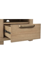 Modus Furniture Kione Contemporary 1-Drawer Nightstand with Storage Shelf