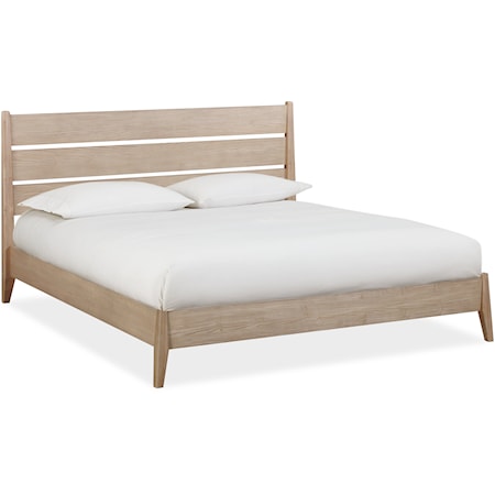 King Wood Platform Bed