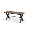 Modus International Dubois Reclaimed Wood and Metal Dining Bench