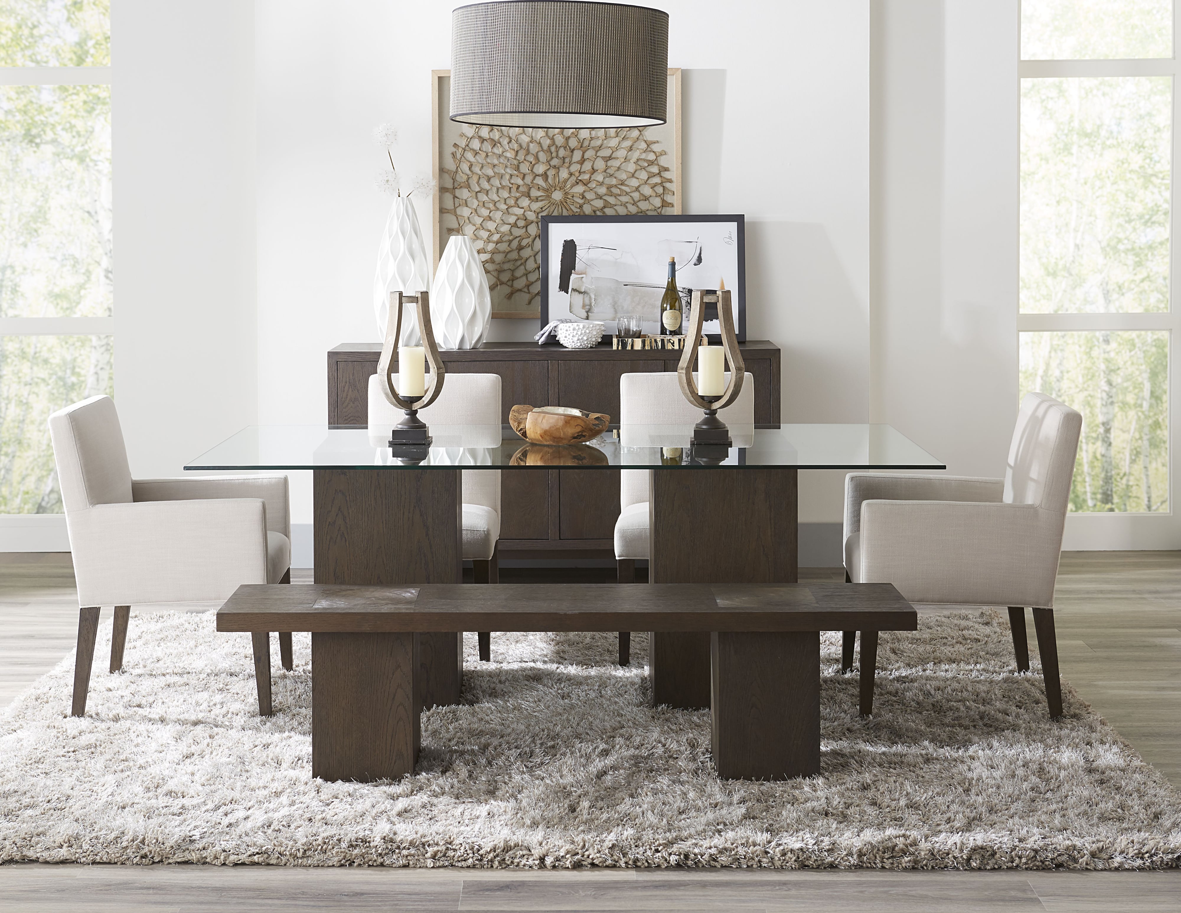 Modus Furniture Modesto Bench in French Roast