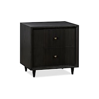 2-Drawer Nightstand with USB Ports