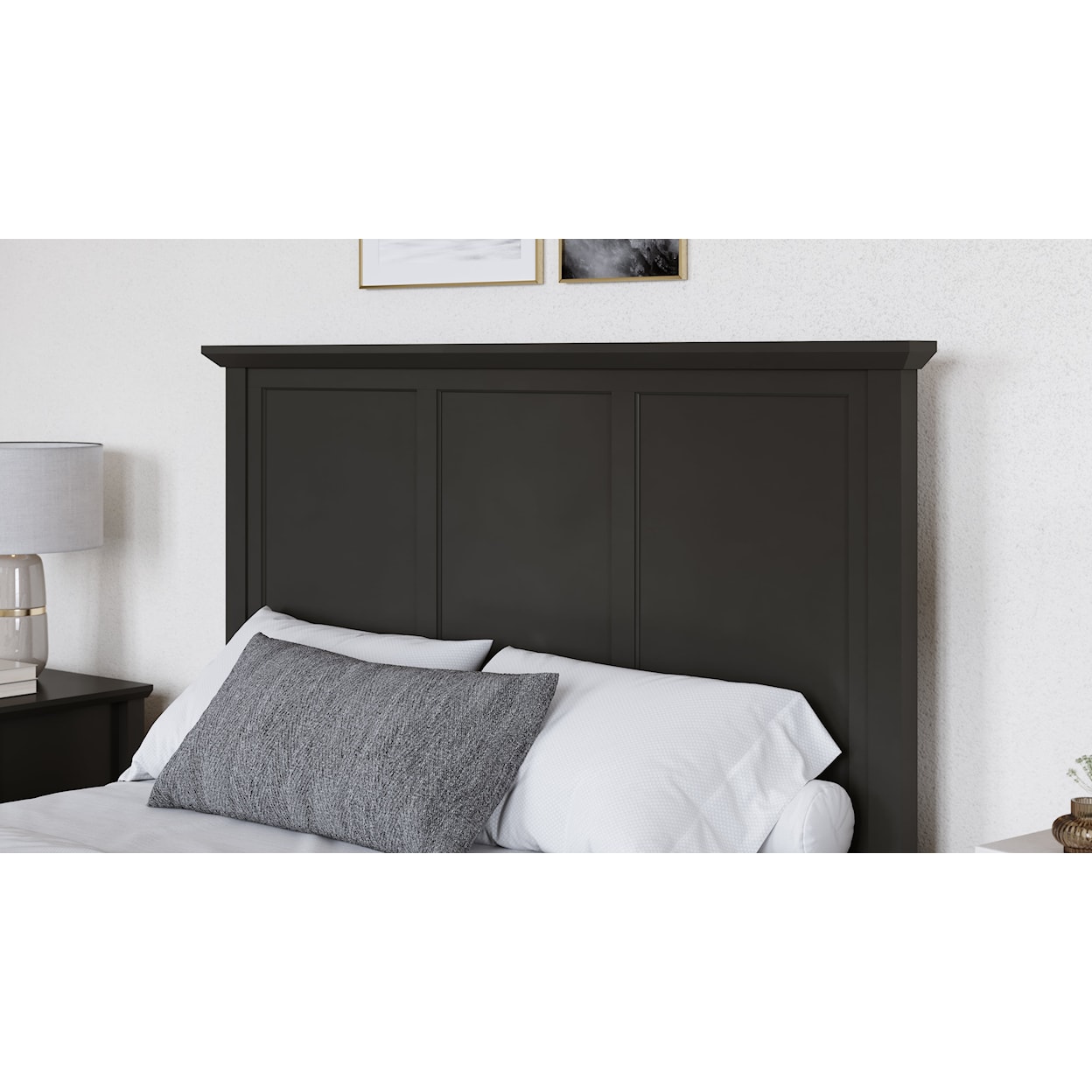 Modus International Grace Raven Queen Panel Bed