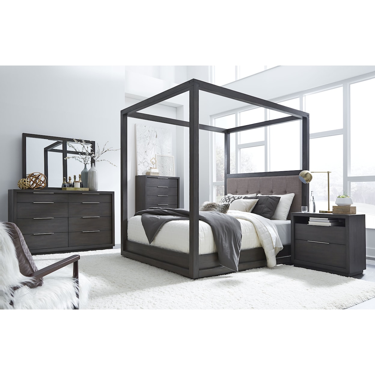 Modus International Oxford King Canopy Bed