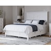 Modus International Grace Snowfall Queen Panel Bed with Storage