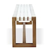 Modus International One Dining Bench Woven - White/Bisque