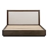 Modus International Lawson Queen Linen Upholstered Wood Platform Bed