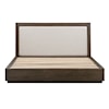Modus International Lawson Cal King Linen Uph. Wood Platform Bed