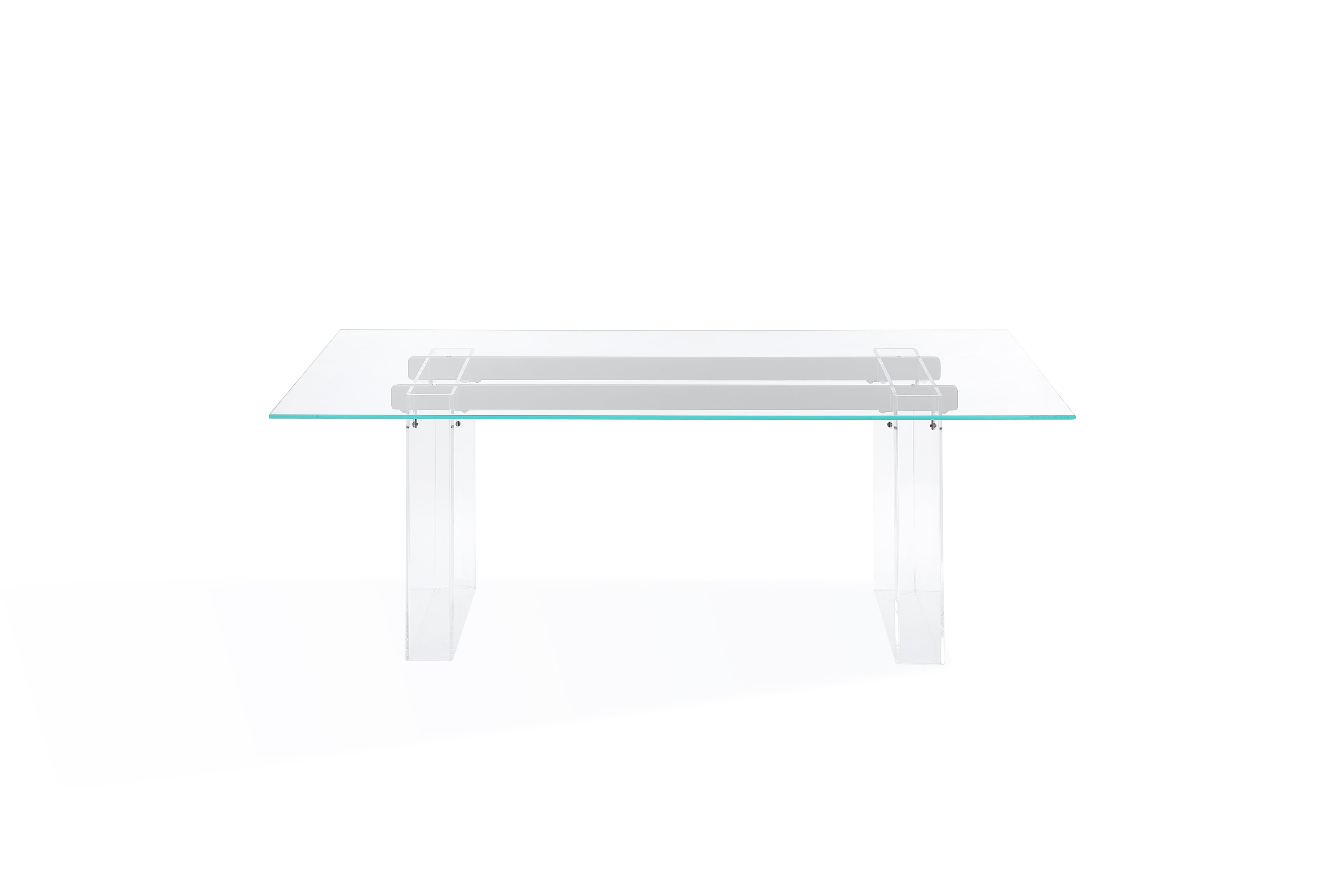 Modus Furniture Crossroads 2.0 Moorea Double Pedestal Rect Dining Table