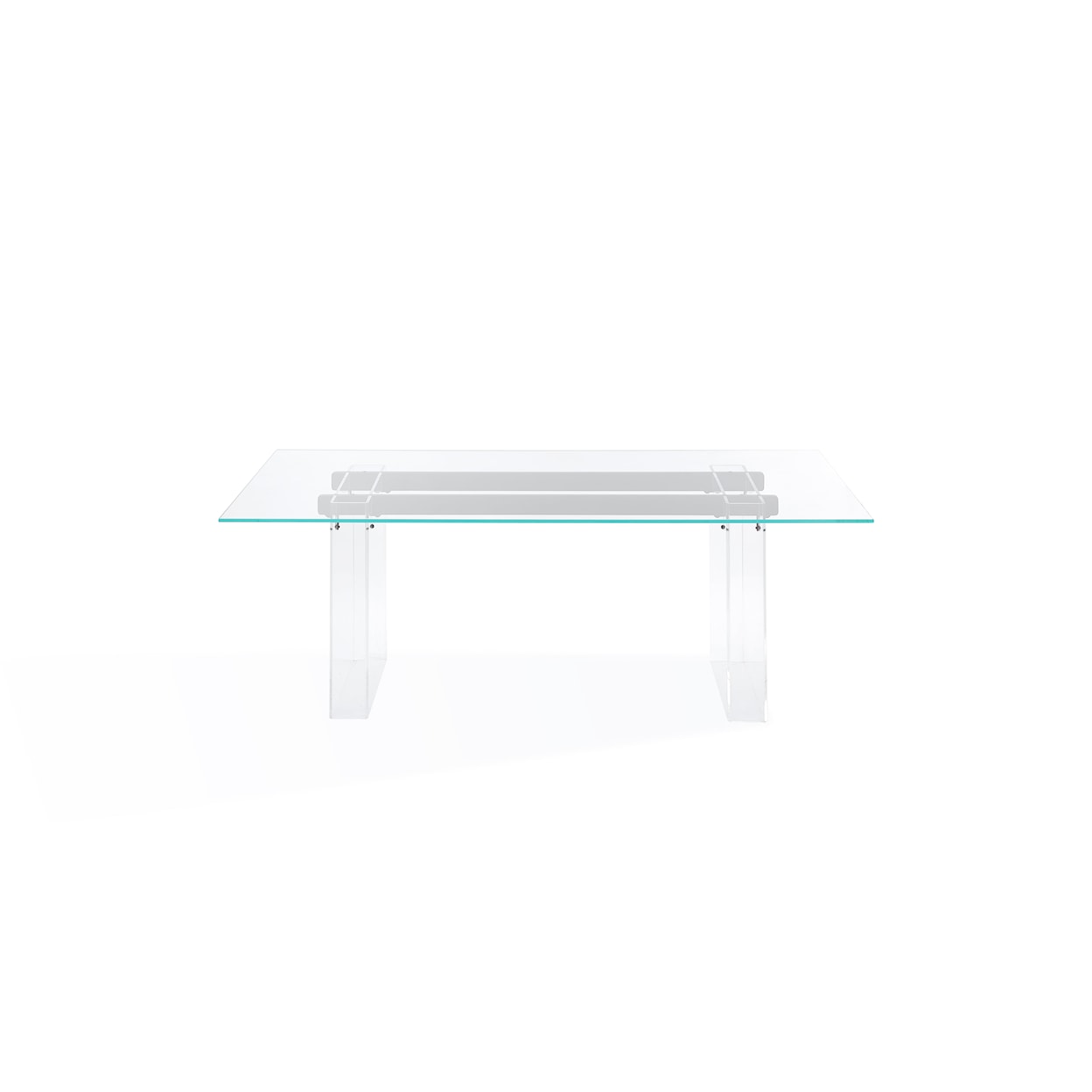 Modus International Crossroads 2.0 Moorea Double Pedestal Rect Dining Table