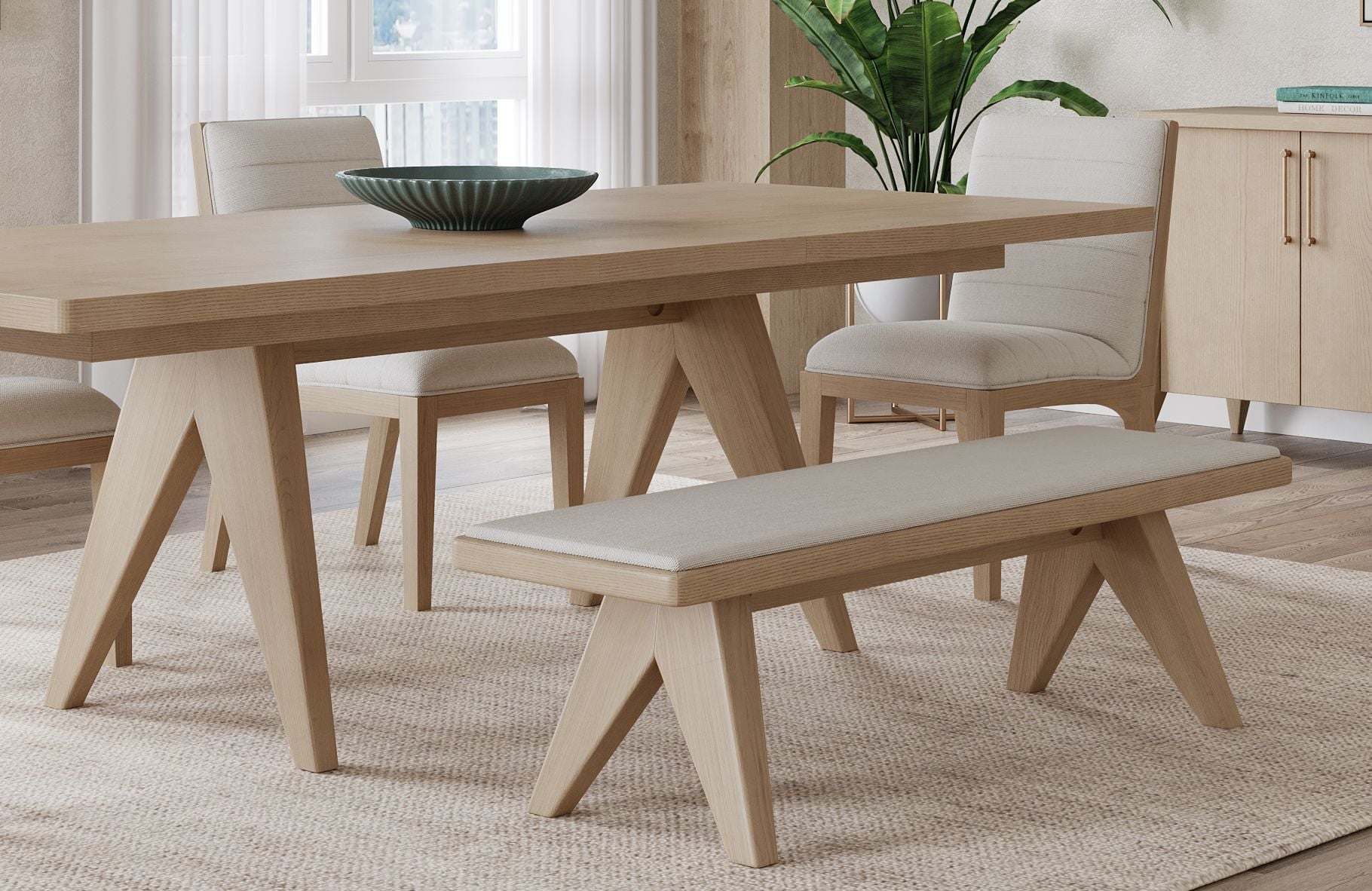 Modus Furniture Sumire Ginger Dining Bench