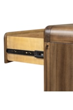 Modus Furniture Boka Transitional 3-Drawer Nightstand with Square Legs