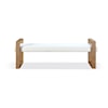 Modus International One Dining Bench - Pearl/Bisque