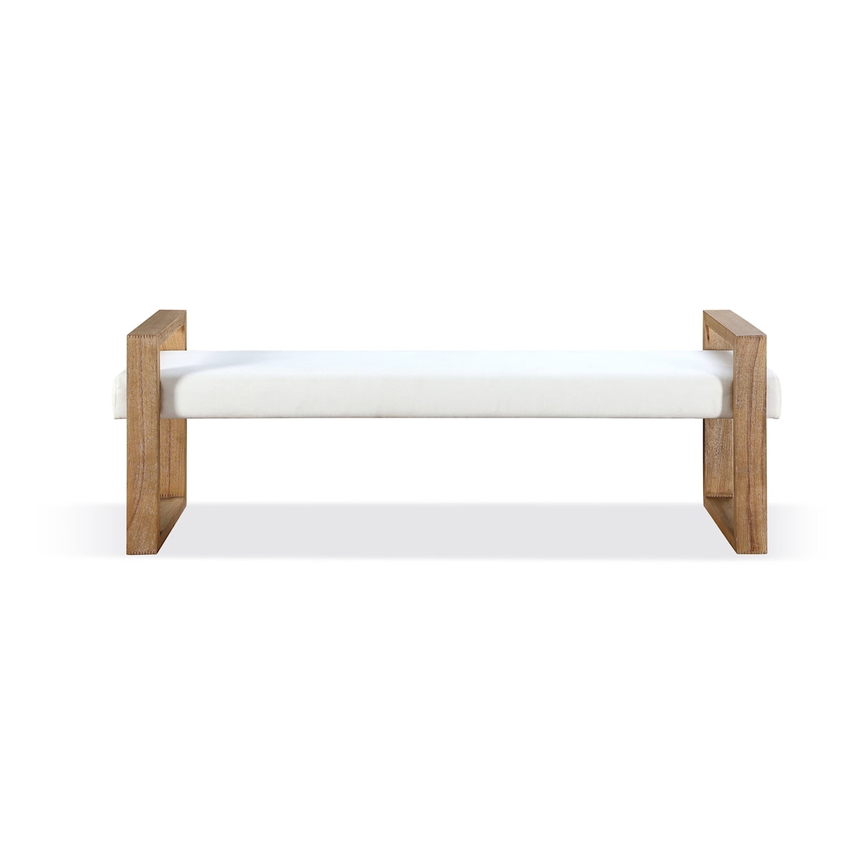 Modus International One Dining Bench - Pearl/Bisque