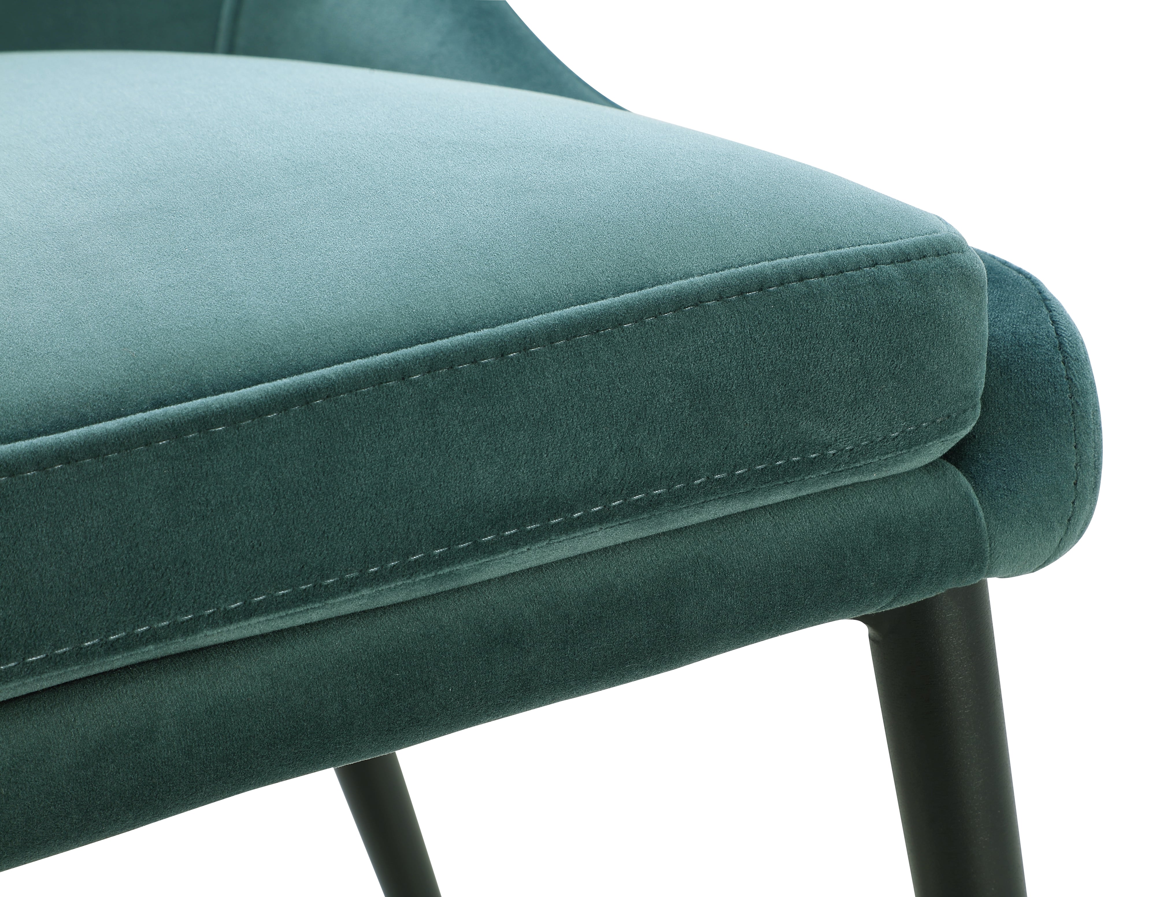 Modus Furniture Winston Upholstered Metal Leg Dining Chair