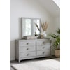 Modus International Boho Chic 6-Drawer Dresser In Washed White