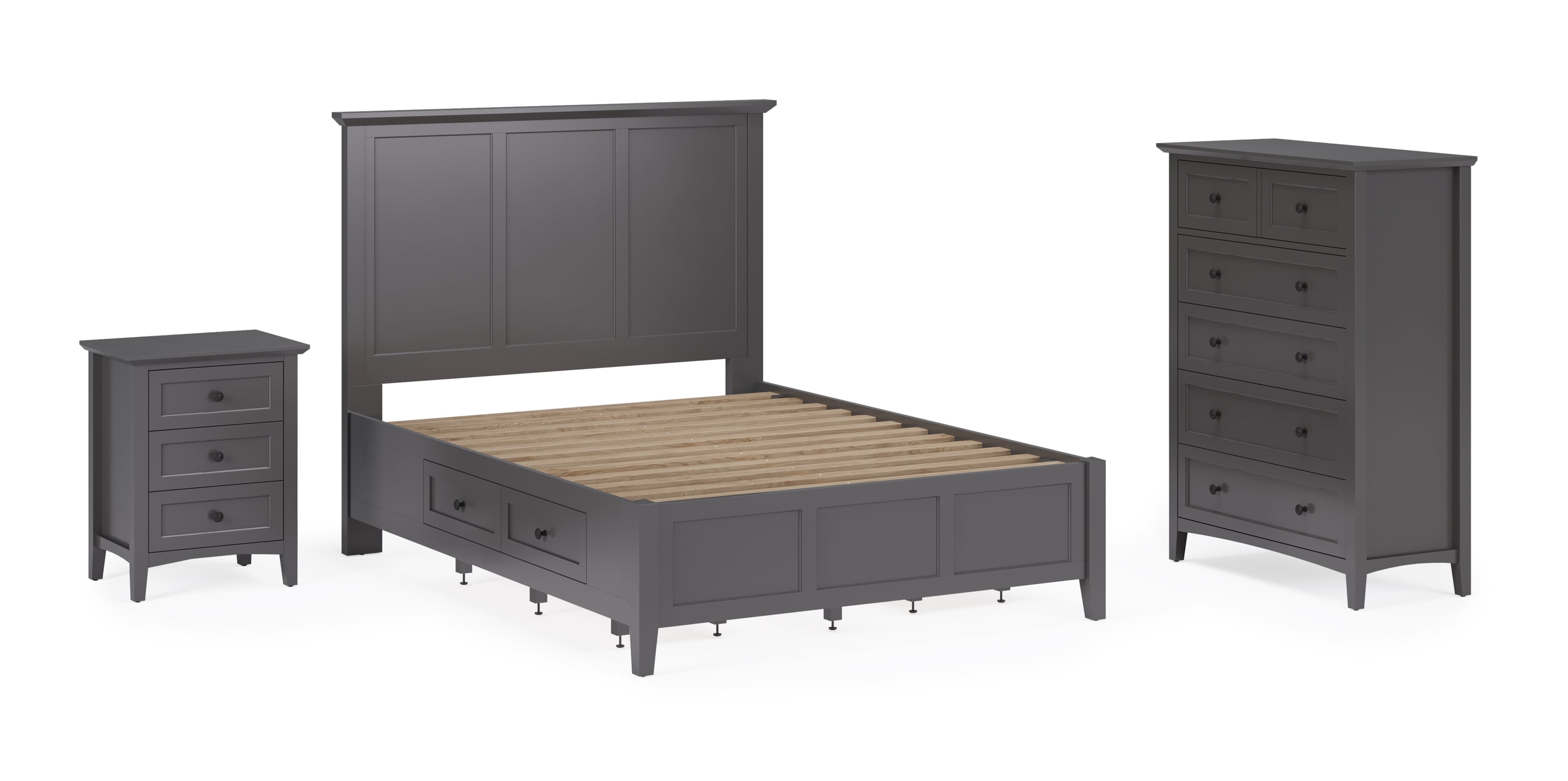 Modus Furniture Grace Raven 5-Drawer Bedroom Chest