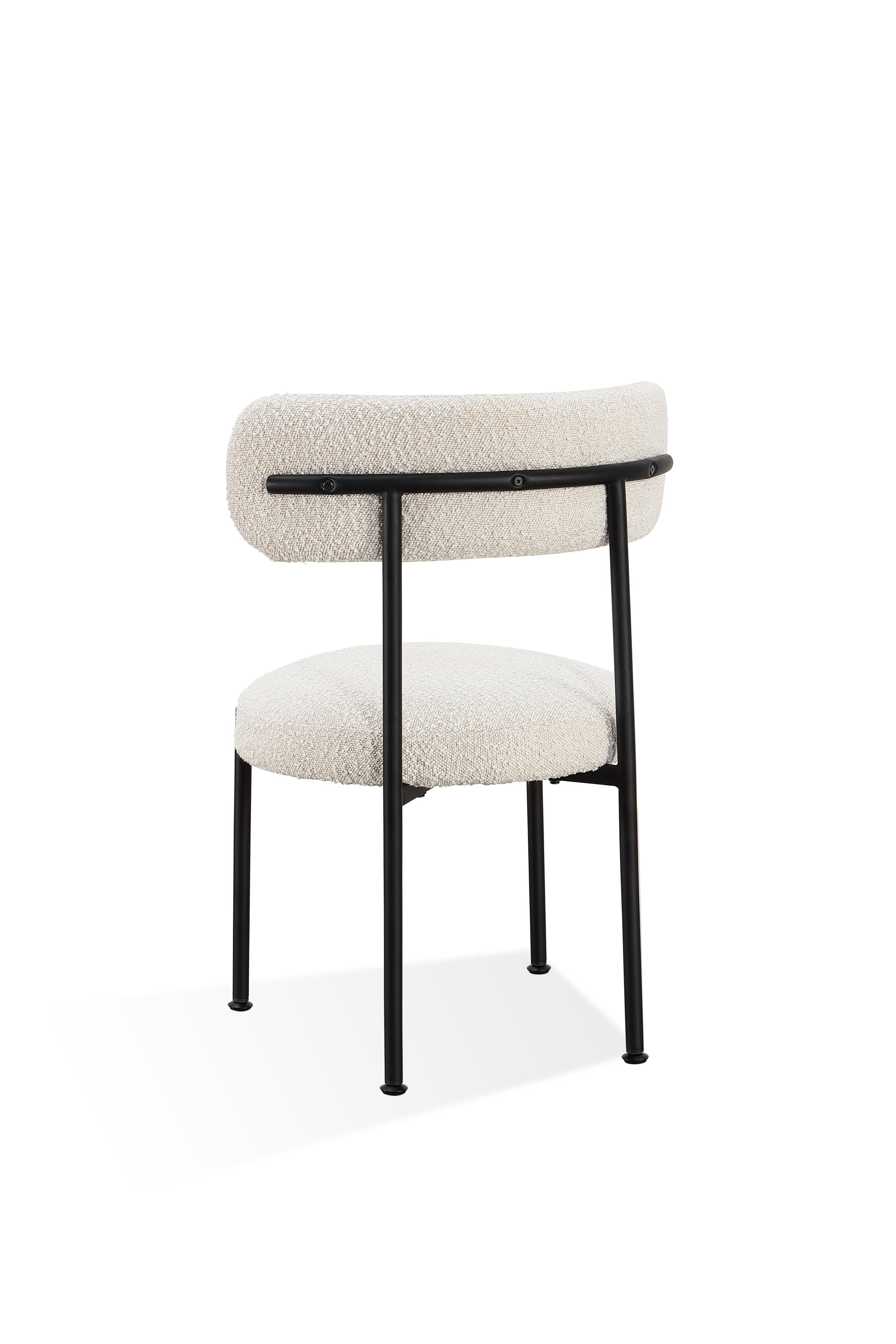 Modus Furniture Aere Upholstered Dining Chair - Ivory/Blk