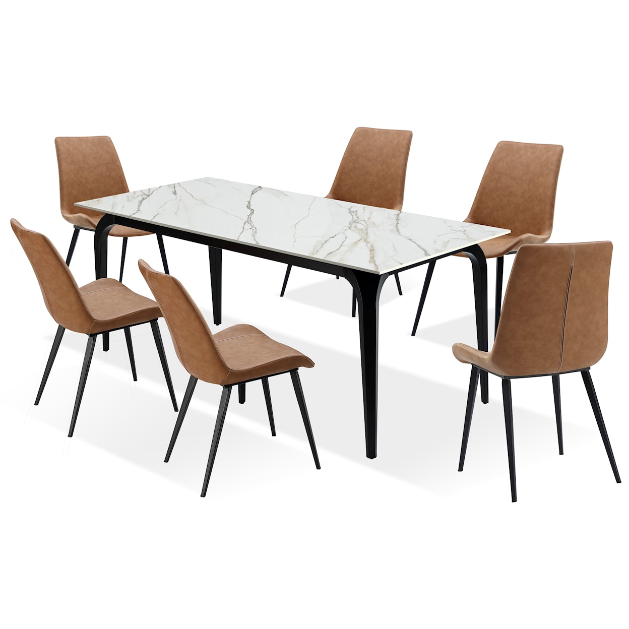 Modus International Nicoya Stone Top Rectangular Dining Table