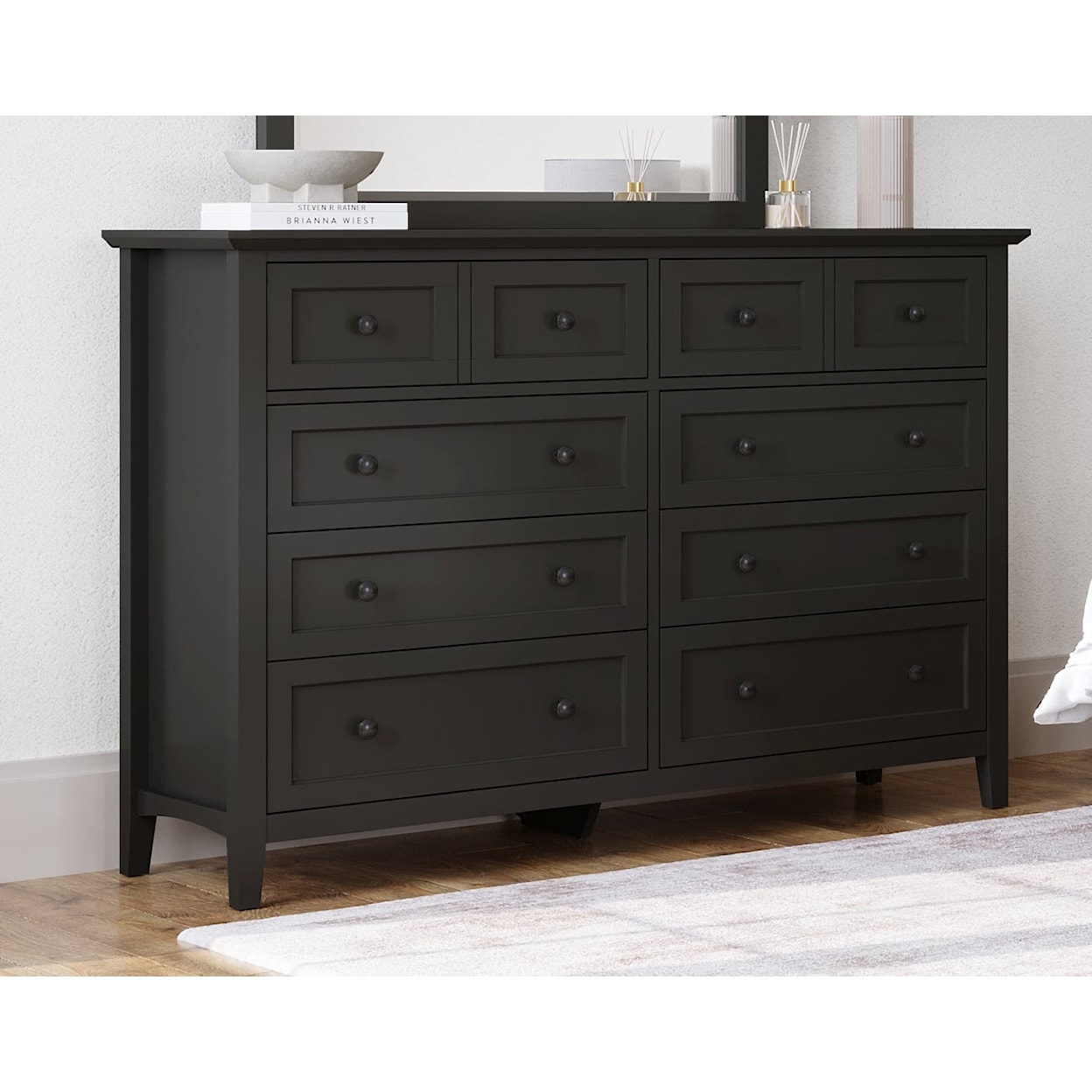 Modus International Grace Raven 8-Drawer Dresser