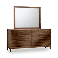 6-Drawer Dresser & Mirror Set in Roux Finish